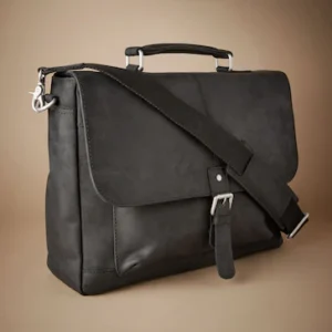 Signature Oily Leather Briefcase