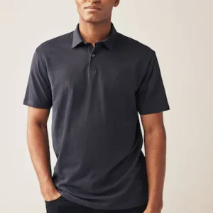 Regular Fit Short Sleeve Jersey Polo Shirts 5 Pack